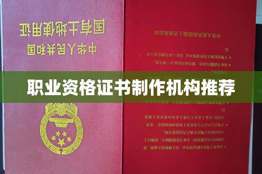 迎江职业资格证书制作机构推荐
